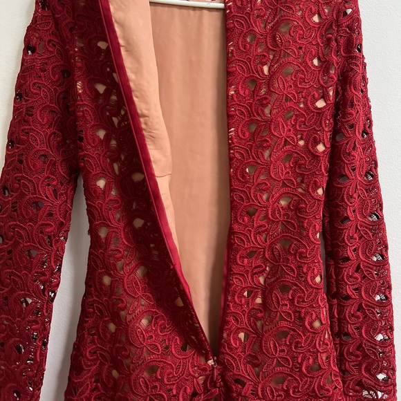 Zara Lace Long Sleeve Mini Dress XS - Picture 12 of 14